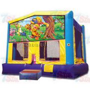 inflatable Pooh and Friends castles 